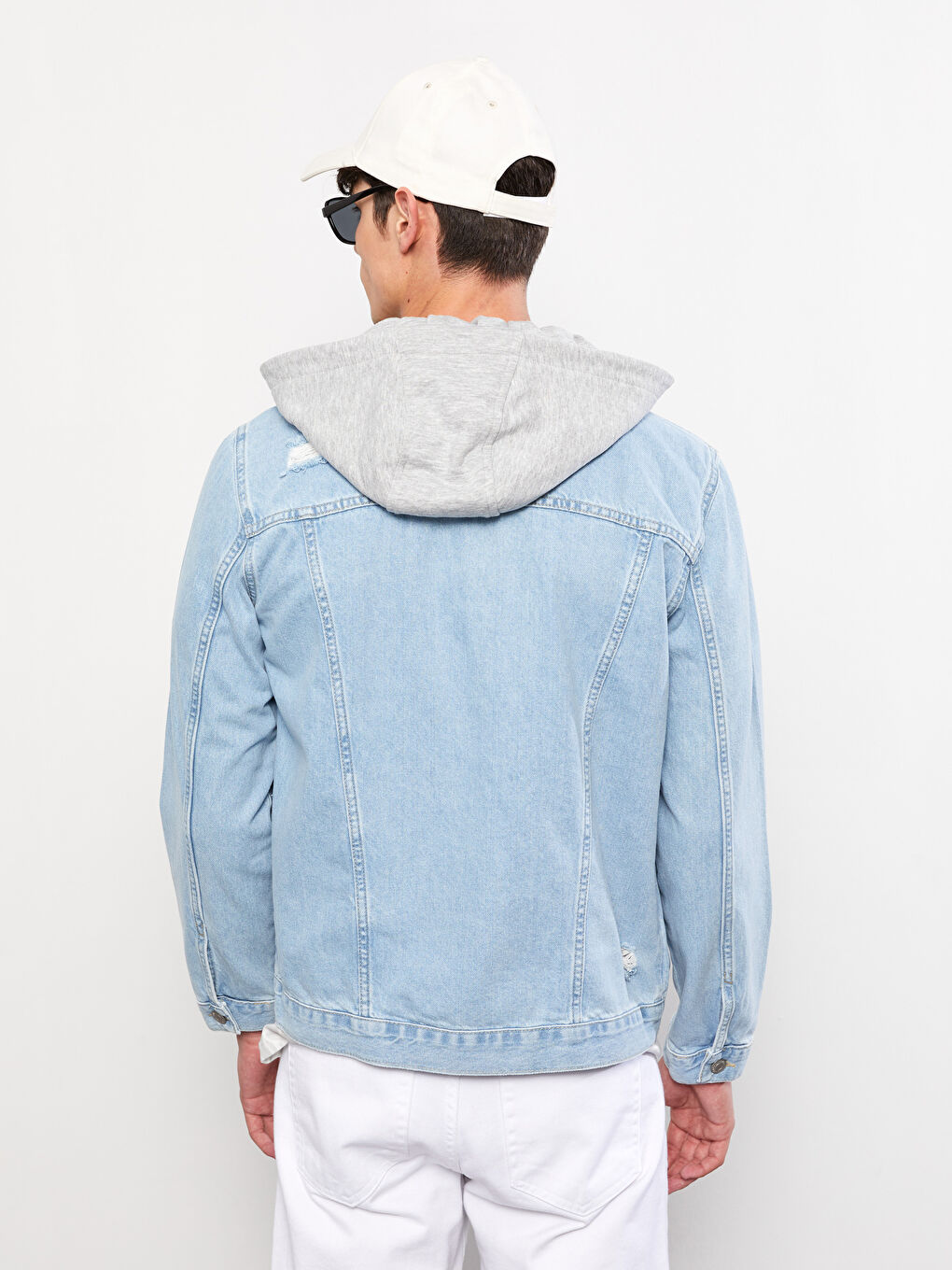 LCW Jeans Regular Fit Hooded Men's Denim Jacket -W23822Z8-311