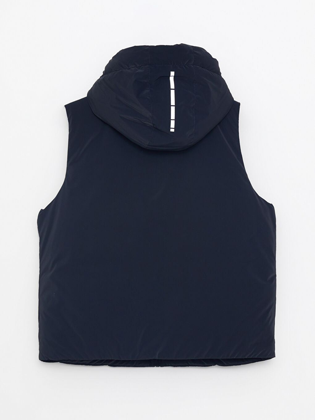 Siyah Kapüşonlu Baskılı Kadın Outdoor Şişme Yelek-14