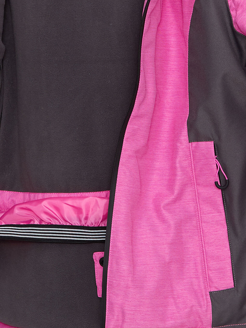 LC Waikiki Hooded Color Block Long Sleeve Women's Ski Jacket -W23841Z8-GWG