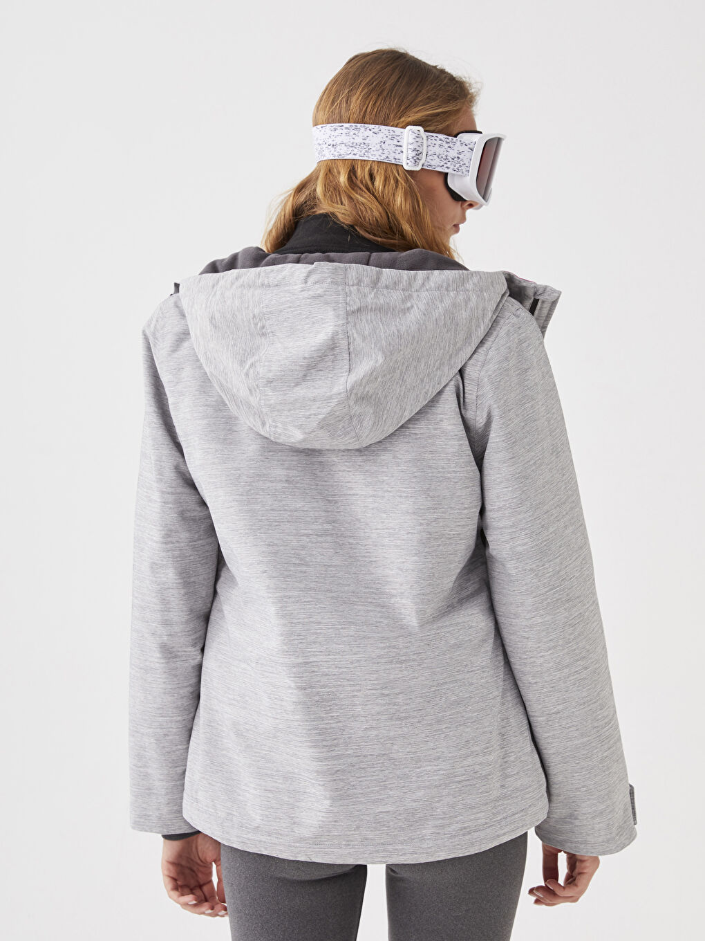LCW OUTDOOR Hooded Color Block Long Sleeve Women's Ski Jacket -W23841Z8-S8P