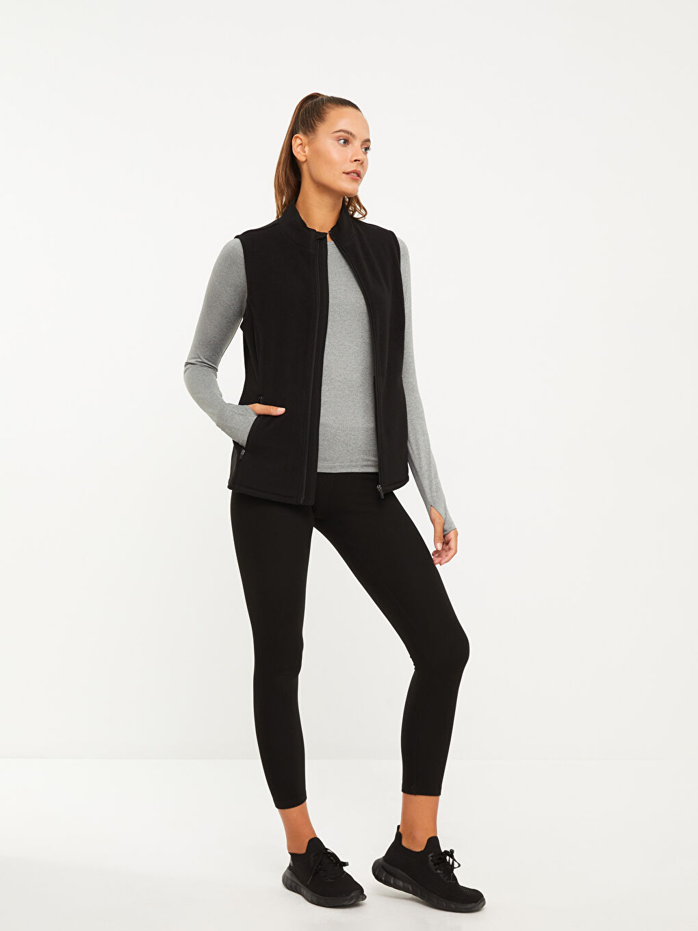 LCW OUTDOOR Women's Straight Collar Outdoor Vest -W23844Z8-CVL