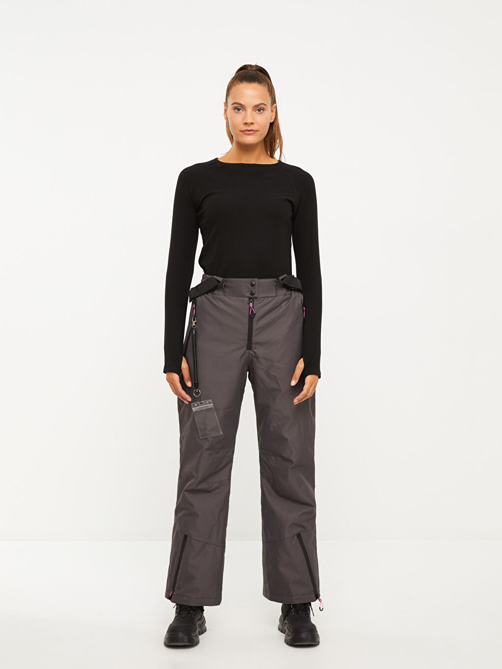 LCW OUTDOOR Crew Neck Women's Bodysuit -W23845Z8-CVL