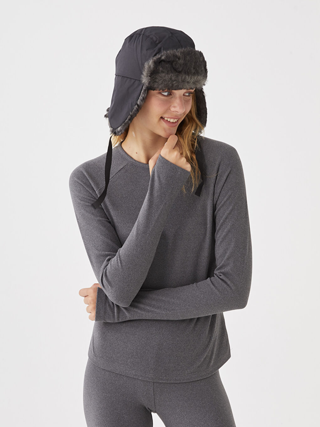 LCW OUTDOOR Crew Neck Women's Bodysuit -W23845Z8-LAL