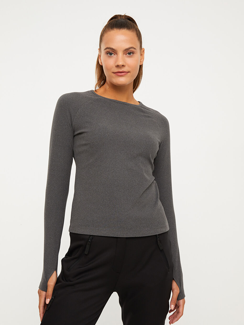 LCW OUTDOOR Crew Neck Women's Bodysuit -W23845Z8-LAL