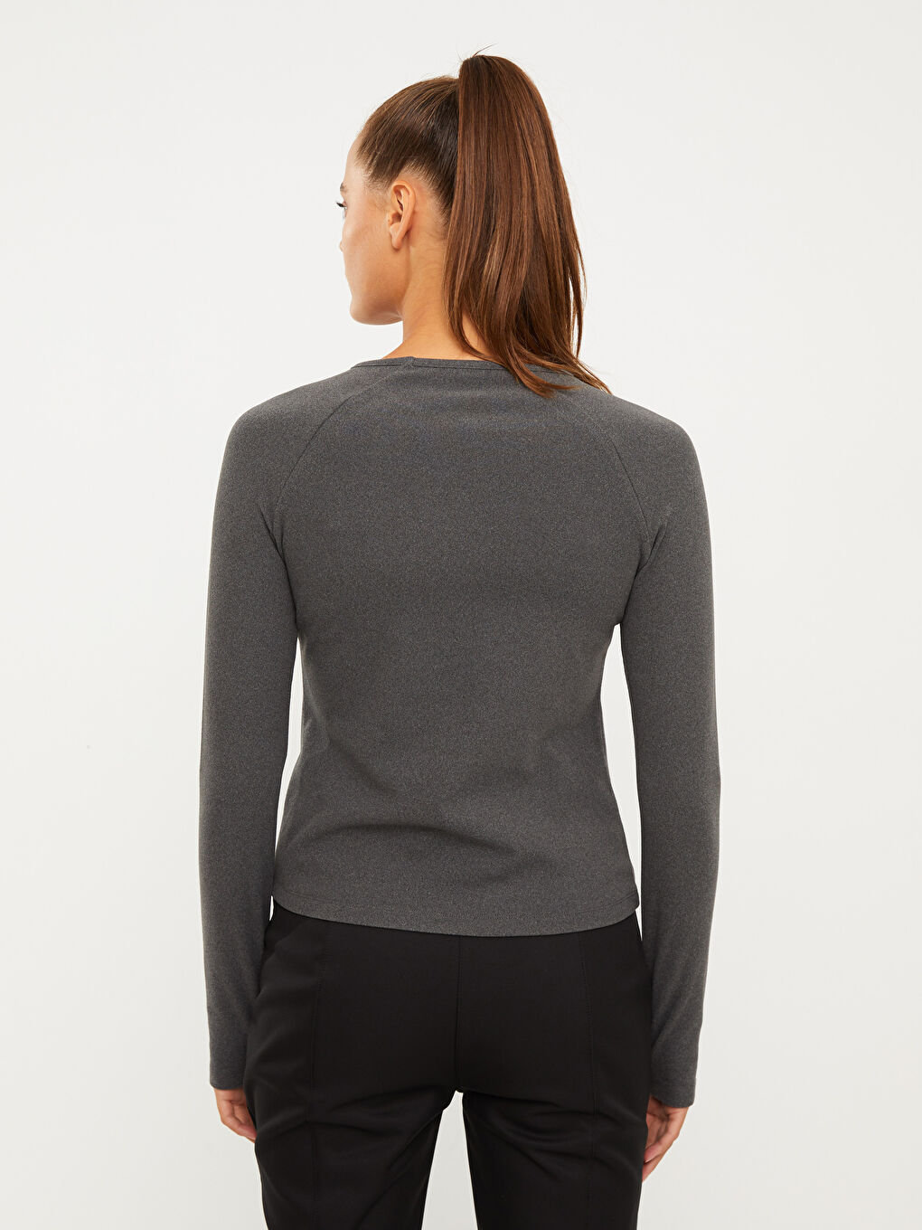 LCW OUTDOOR Crew Neck Women's Bodysuit -W23845Z8-LAL