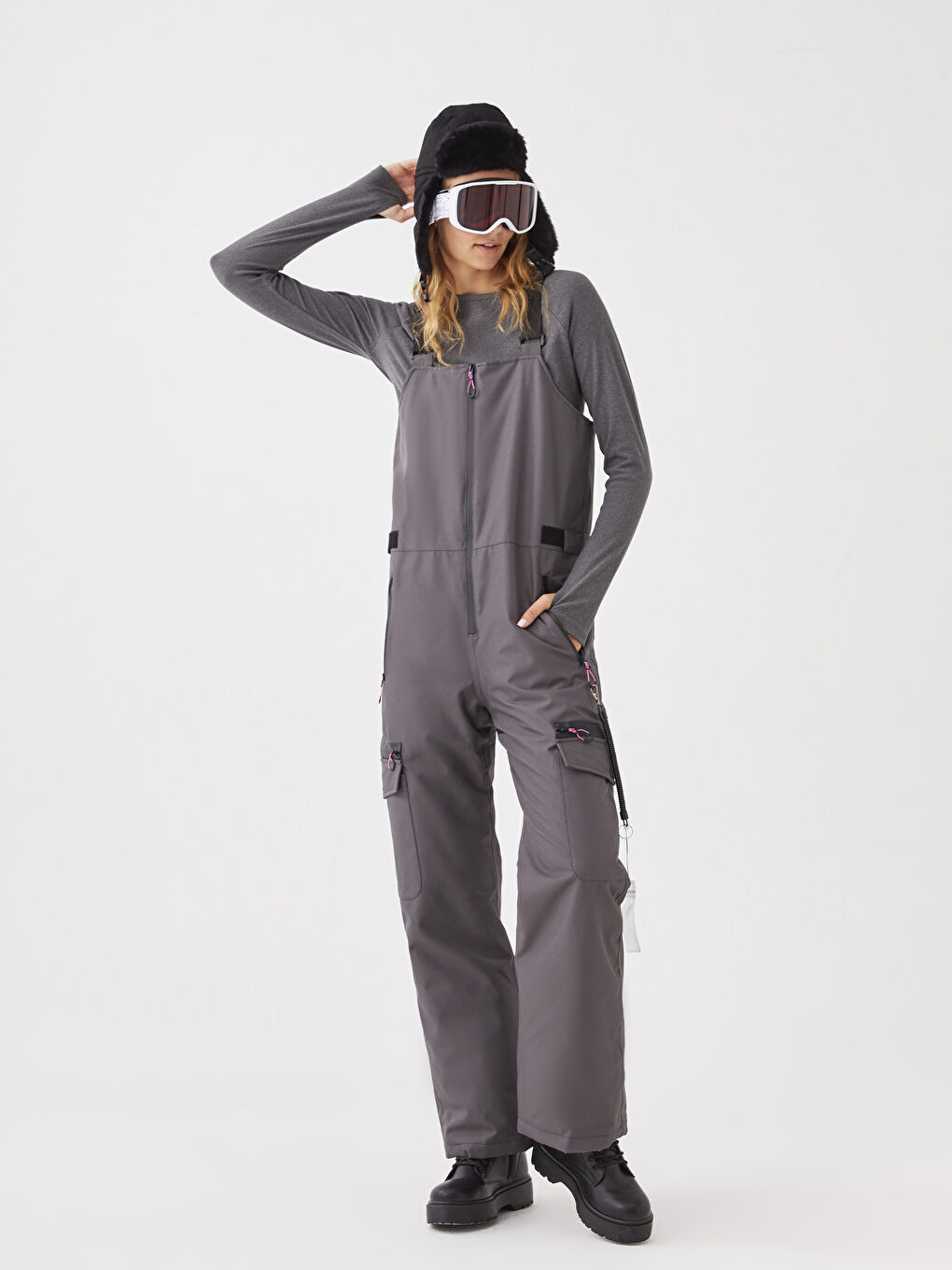 LCW OUTDOOR Reflektör Baskılı Kadın Kayak Tulumu -W23847Z8-UXA