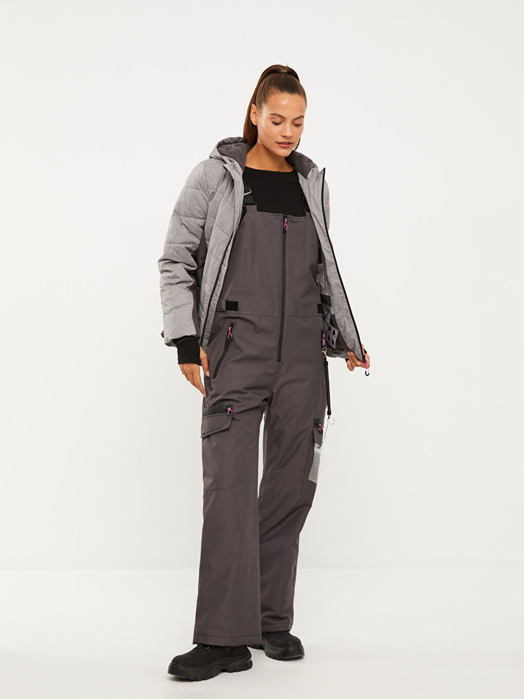 LCW OUTDOOR Reflektör Baskılı Kadın Kayak Tulumu -W23847Z8-UXA