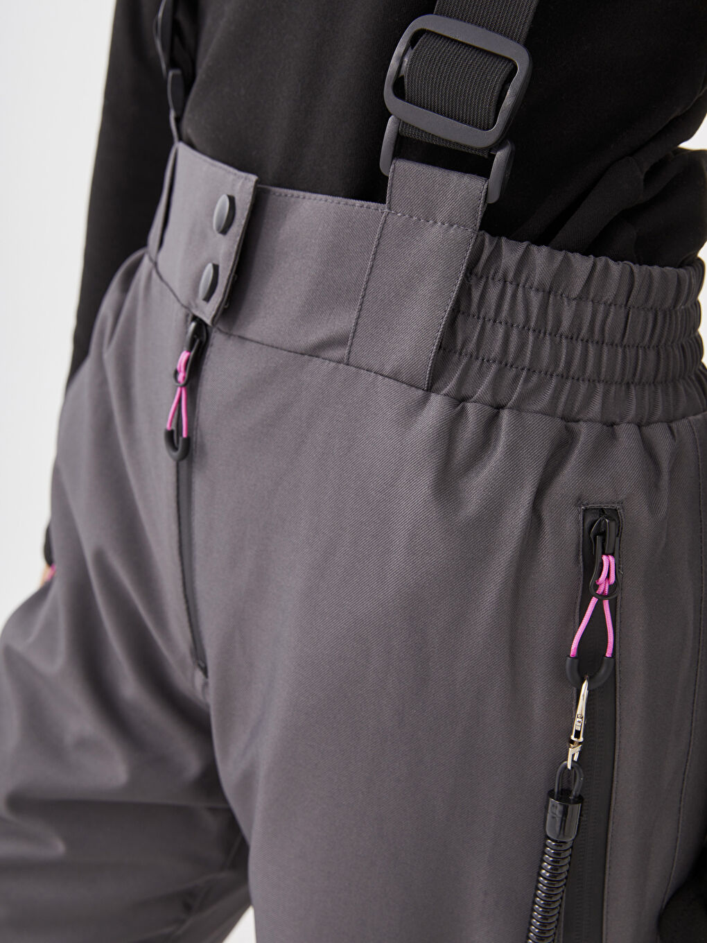 LCW OUTDOOR Reflector Printed Strap Detail Women's Ski Pants -W23848Z8-UXA