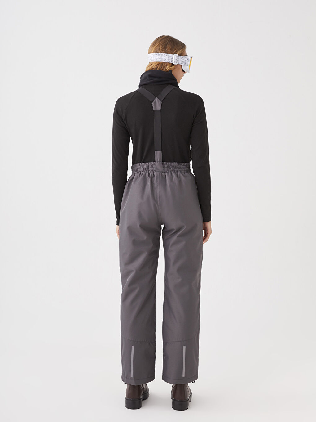 LCW OUTDOOR Reflector Printed Strap Detail Women's Ski Pants -W23848Z8-UXA