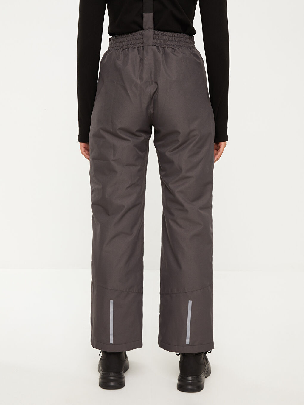 LCW OUTDOOR Reflector Printed Strap Detail Women's Ski Pants -W23848Z8-UXA