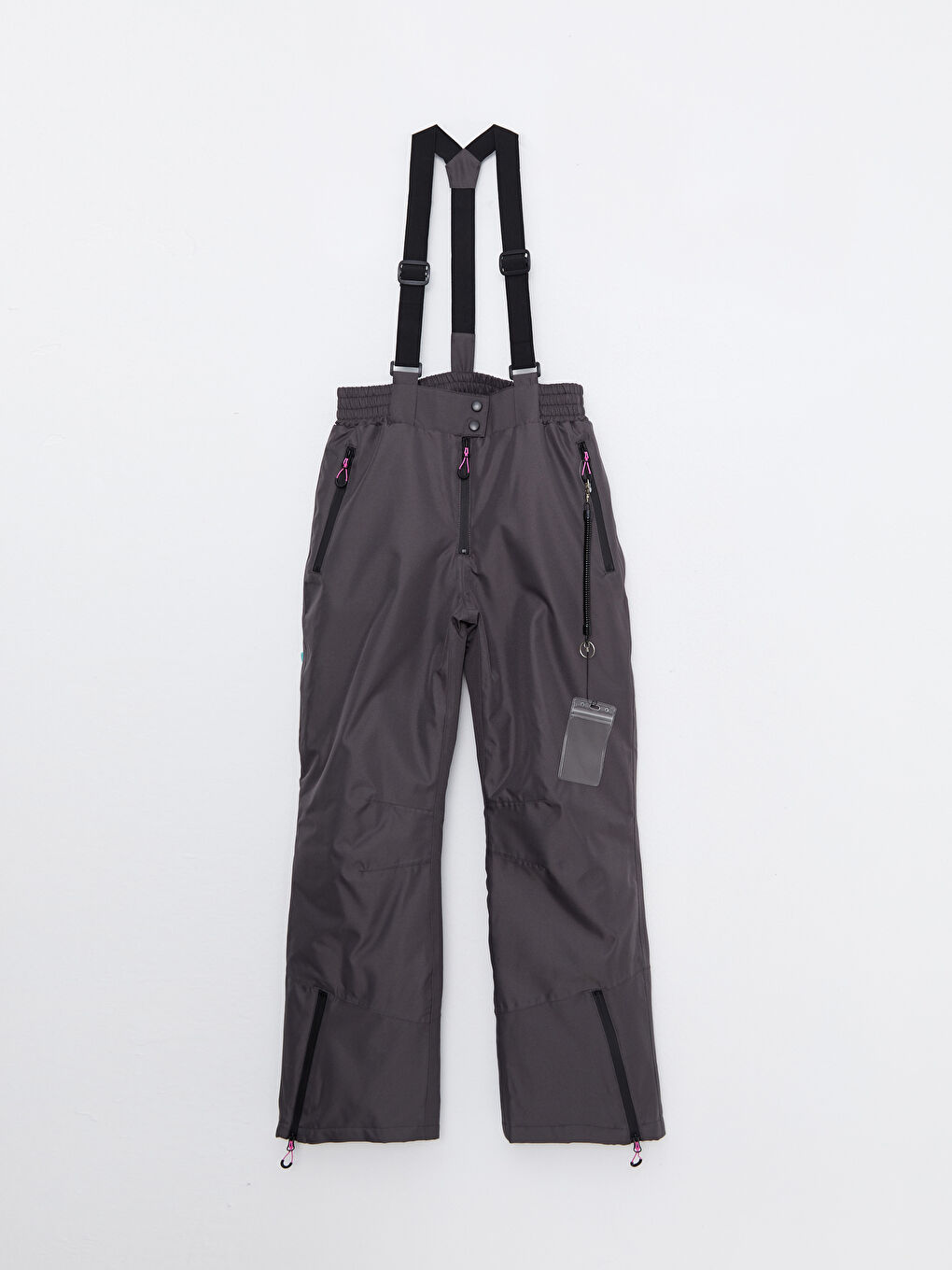 LCW OUTDOOR Reflector Printed Strap Detail Women's Ski Pants -W23848Z8-UXA