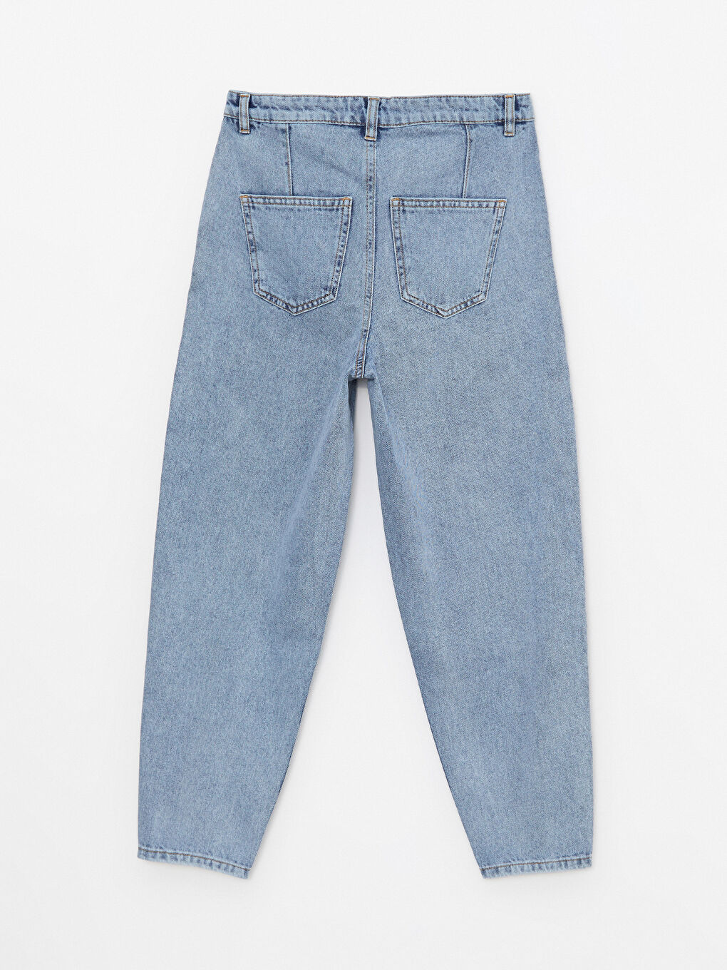 LCW Jeans High Waist Slouchy Straight Pocket Detailed Women's Rodeo Jeans -W23875Z8-311