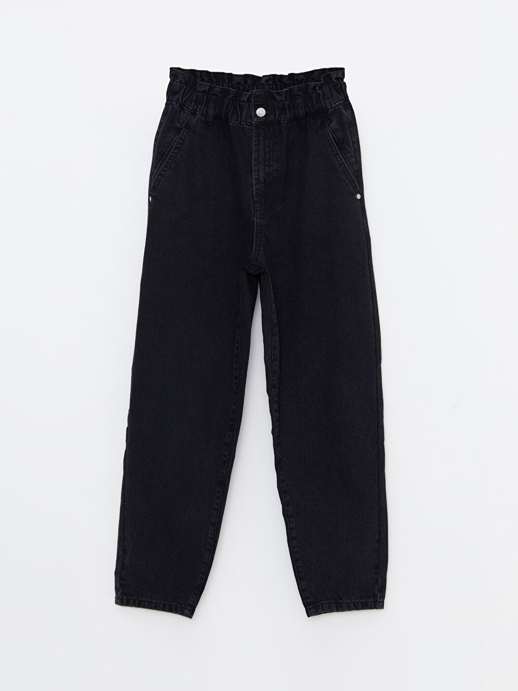 LCW Jeans Damen Jeans mit elastischem Bund und lässigem geradem Schnitt -W23880Z8-327