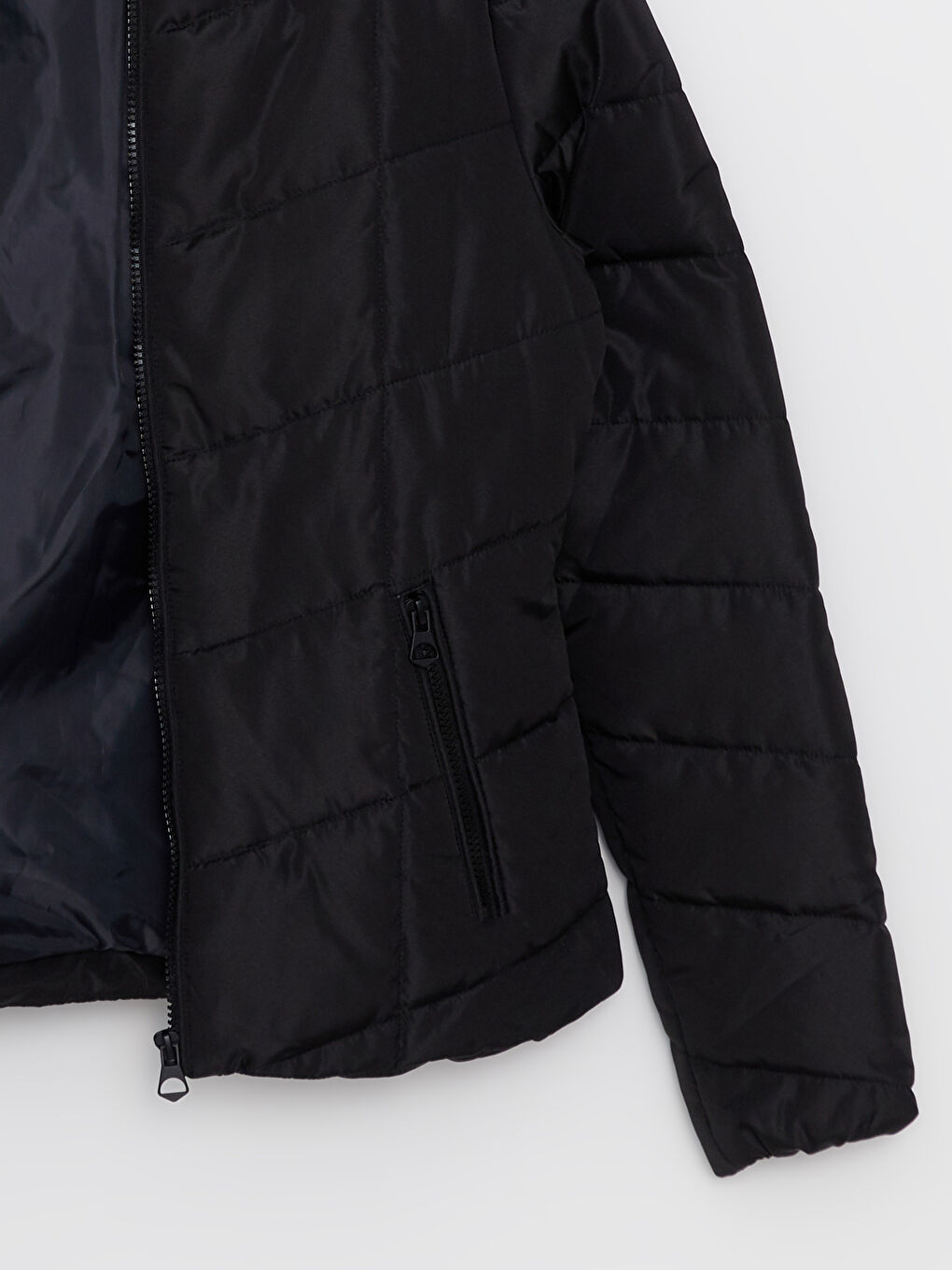 Ženski kaput sa kapuljačom, jednostavan-8