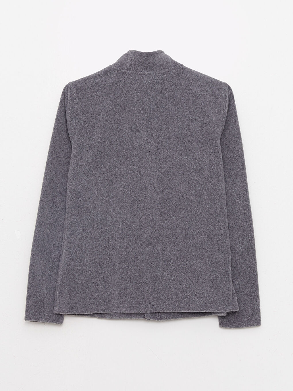 LCW OUTDOOR Stand Up Collar Straight Long Sleeve Fleece Outdoor Women's Cardigan -W23888Z8-LAL