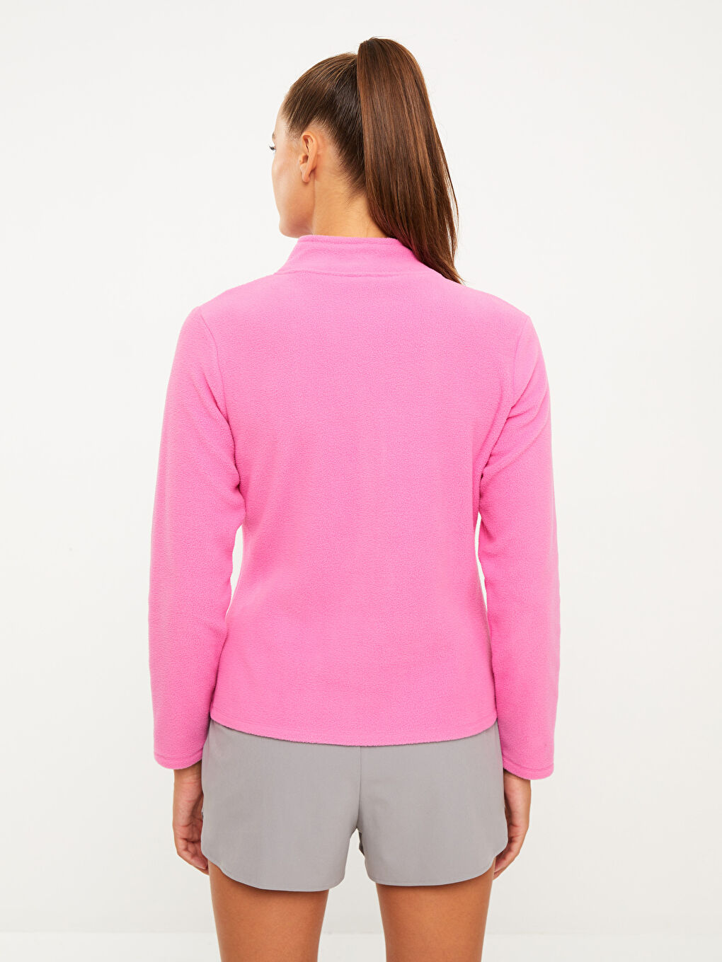 Žena RUŽIČASTA Kardigan-9