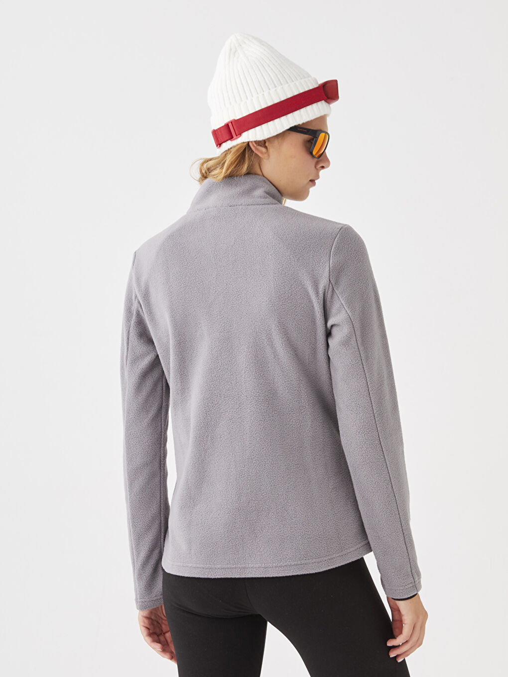 LCW OUTDOOR Dik Yaka Düz Uzun Kollu Kadın Sweatshirt -W23895Z8-UXA