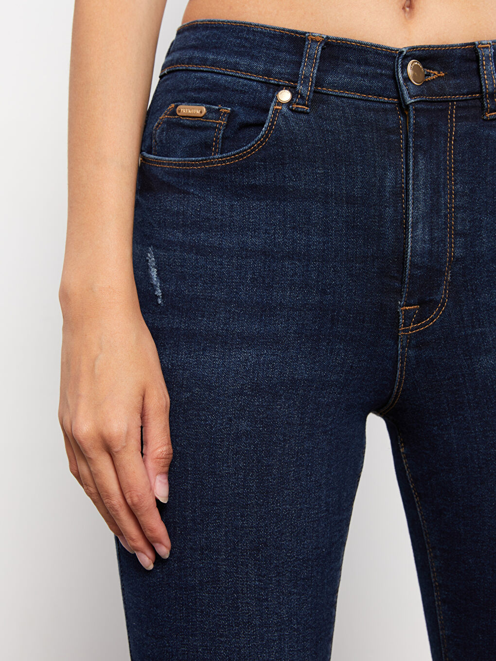 LCW Jeans Дънки с висока талия Юпитер супер скини фит за жени -W23903Z8-309