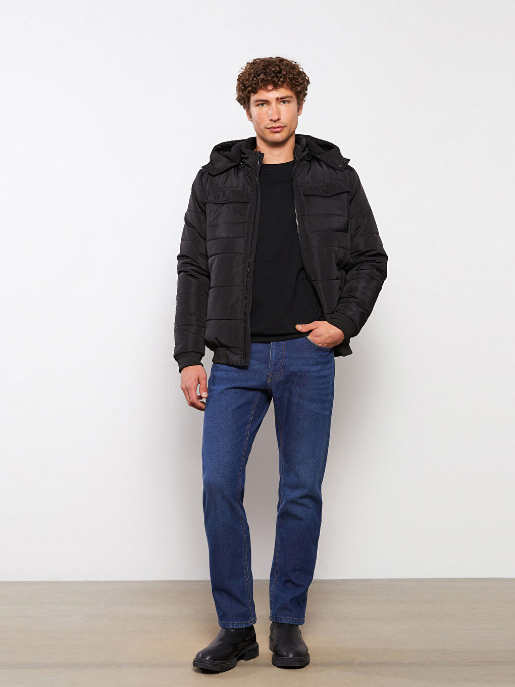 LCW Jeans Indigo 779 Regular Fit İçi Polarlı Kışlık Erkek Jean Pantolon