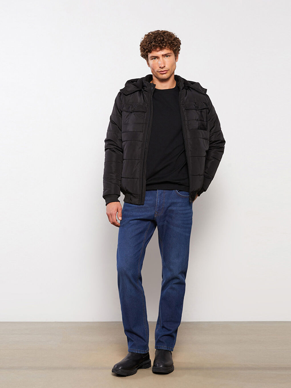 LCW Jeans Indigo 779 Regular Fit İçi Polarlı Kışlık Erkek Jean Pantolon - 1