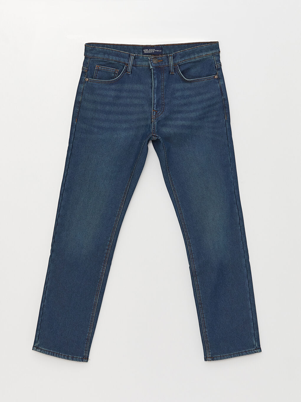 Yeşil 779 Regular Fit İçi Polarlı Kışlık Erkek Jean Pantolon-6