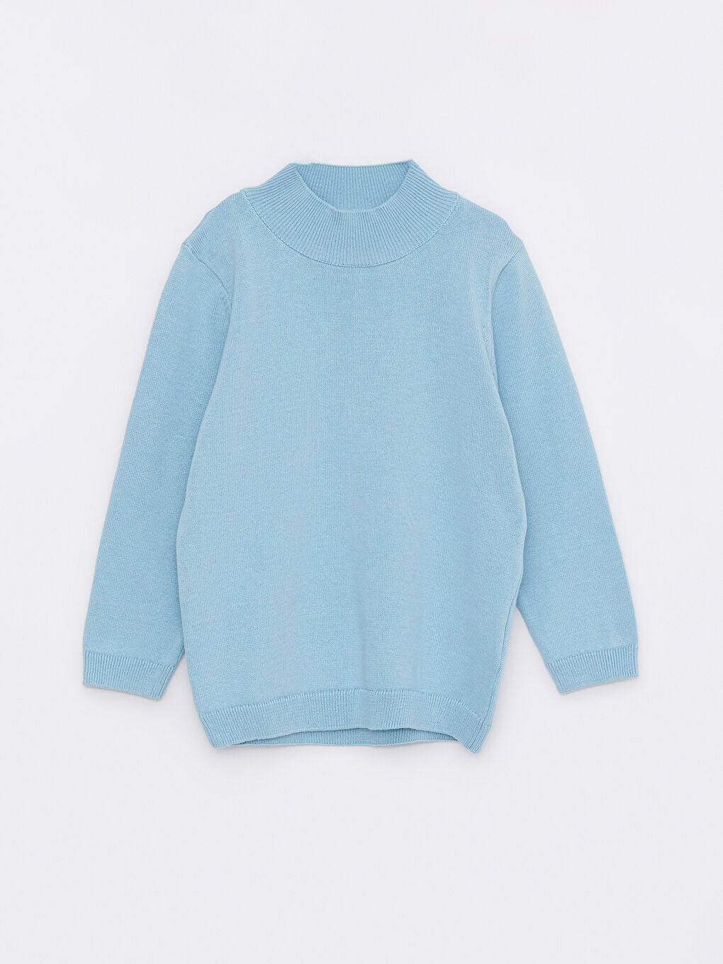 LCW baby Half Turtleneck Basic Long Sleeve Baby Boy Tricot Sweater -W23939Z1-G0M