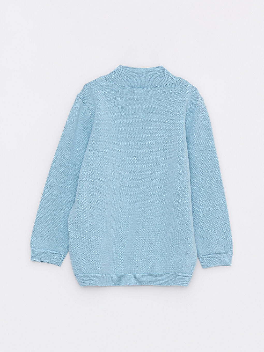 LCW baby Half Turtleneck Basic Long Sleeve Baby Boy Tricot Sweater -W23939Z1-G0M