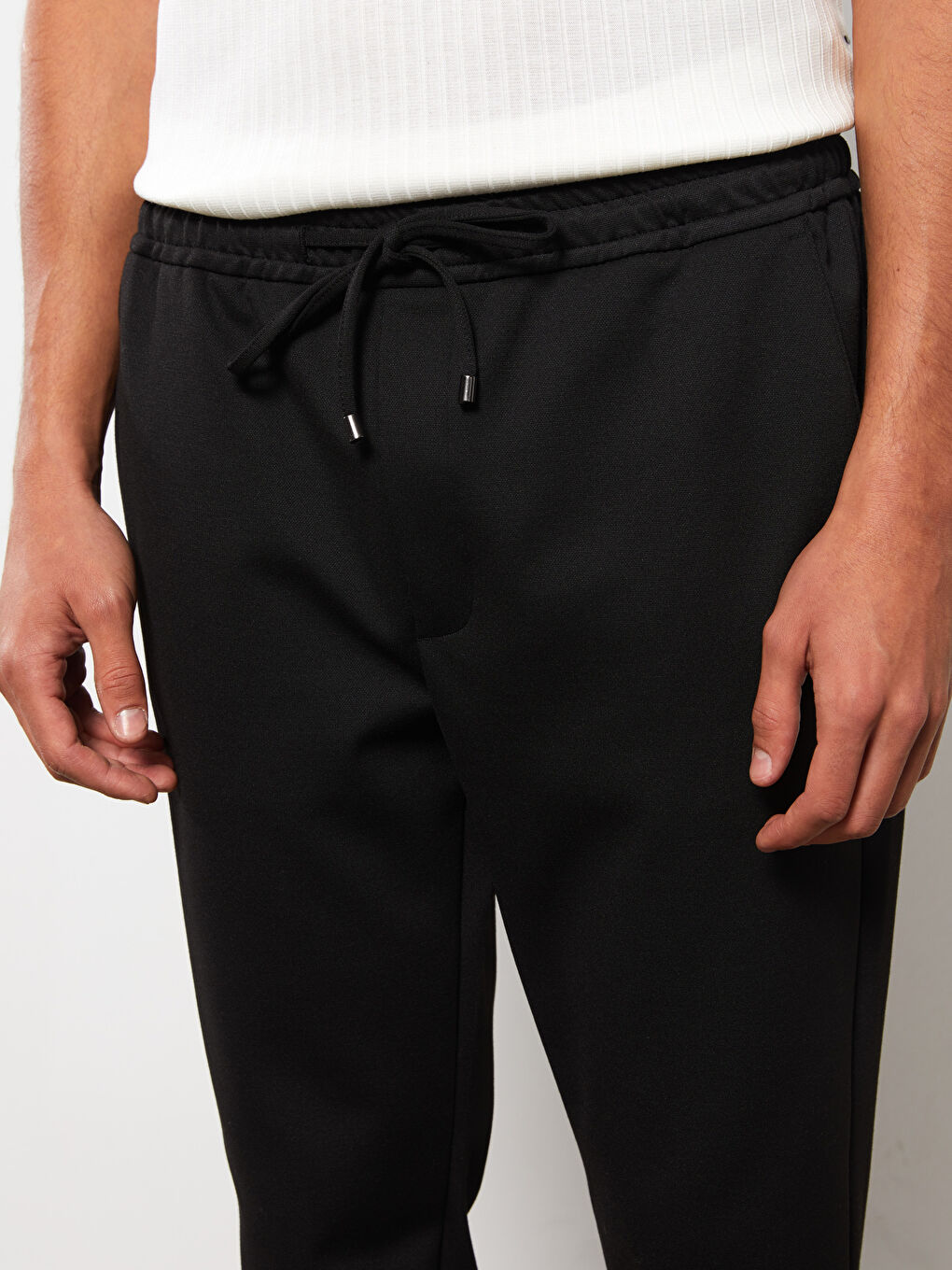 LCW Vision Slim Fit Beli Bağlama Detaylı Erkek Pantolon -W23943Z8-E0N