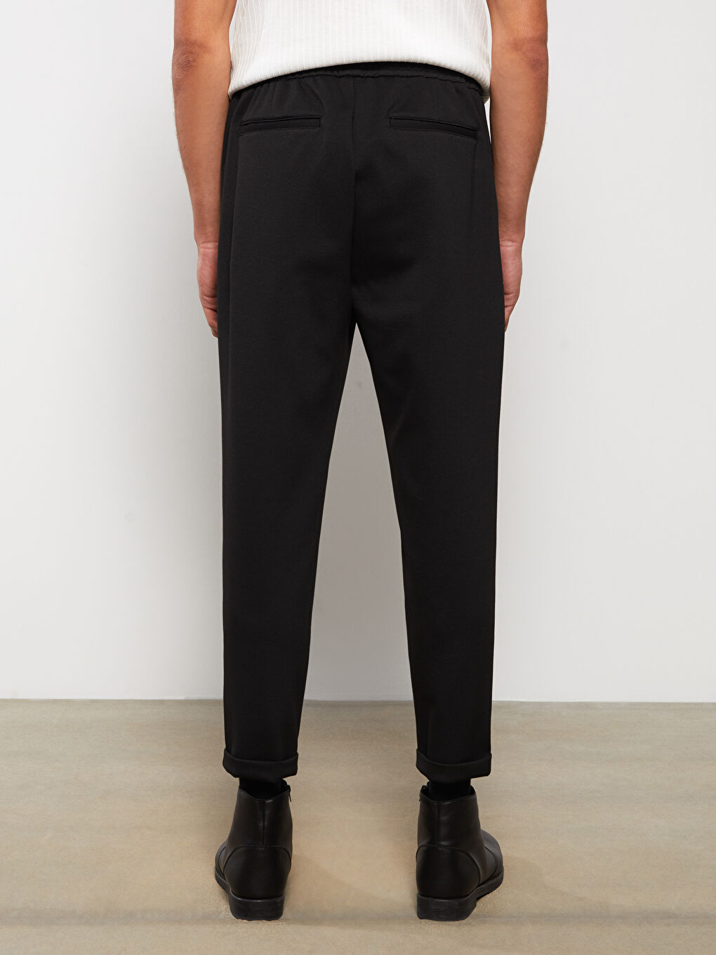 LCW Vision Slim Fit Beli Bağlama Detaylı Erkek Pantolon -W23943Z8-E0N
