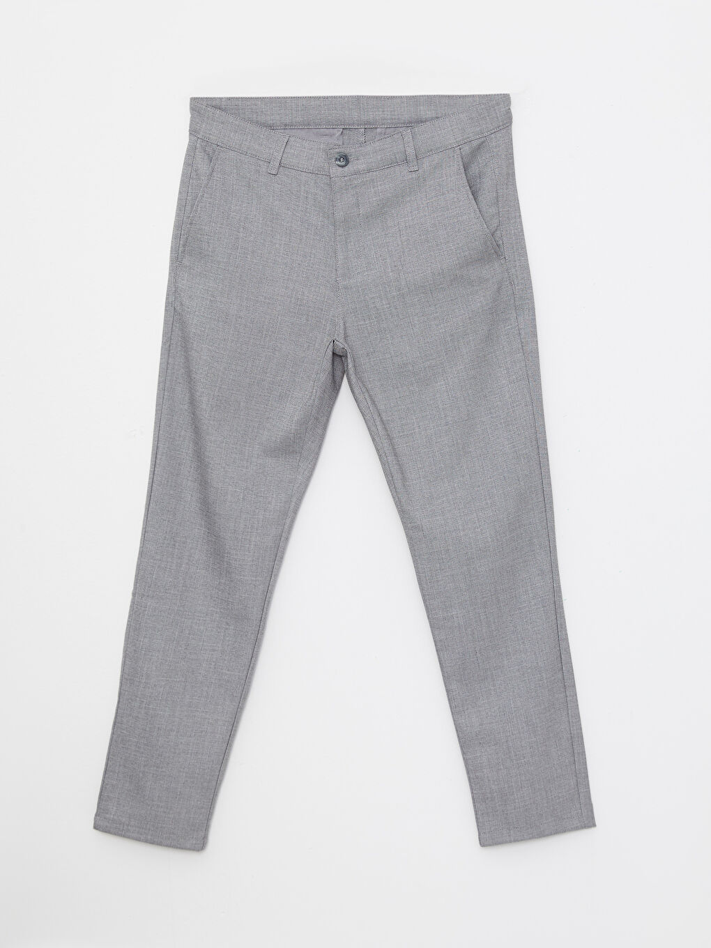 LCW Vision Gri Slim Fit Dokulu Erkek Pantolon - 5