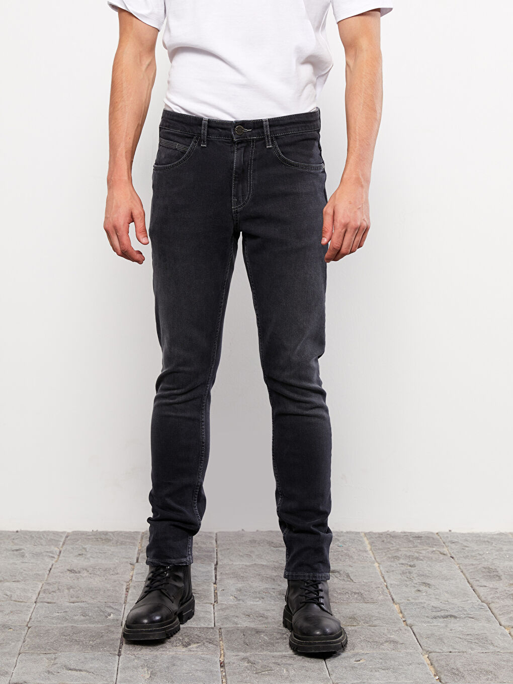 LCW Jeans Siyah  Rodeo 750 Slim Fit Erkek Jean Pantolon - 3