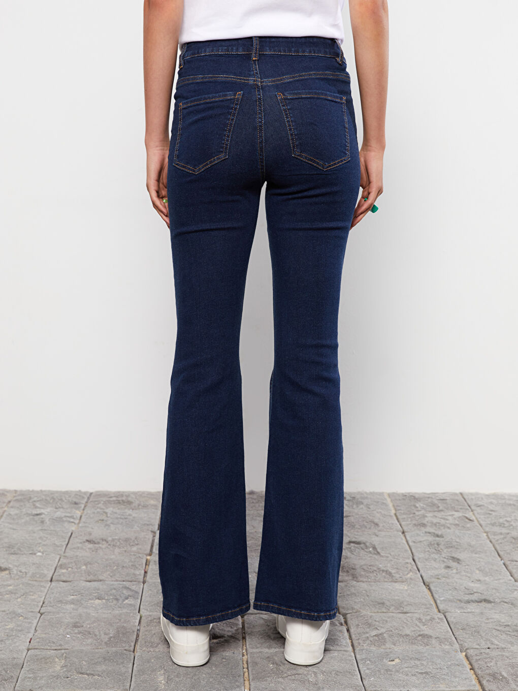 Джинсы с высокой посадкой Марс клёш для женщин-2