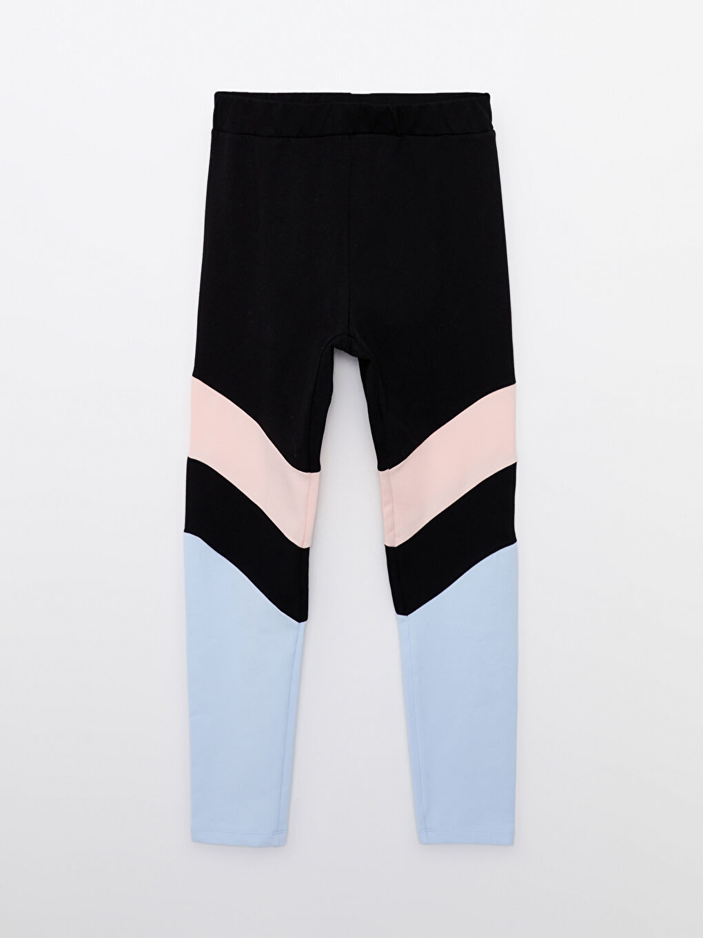 Mavi Kapüşonlu Baskılı Uzun Kollu Kız Çocuk Sweatshirt ve Tayt-3