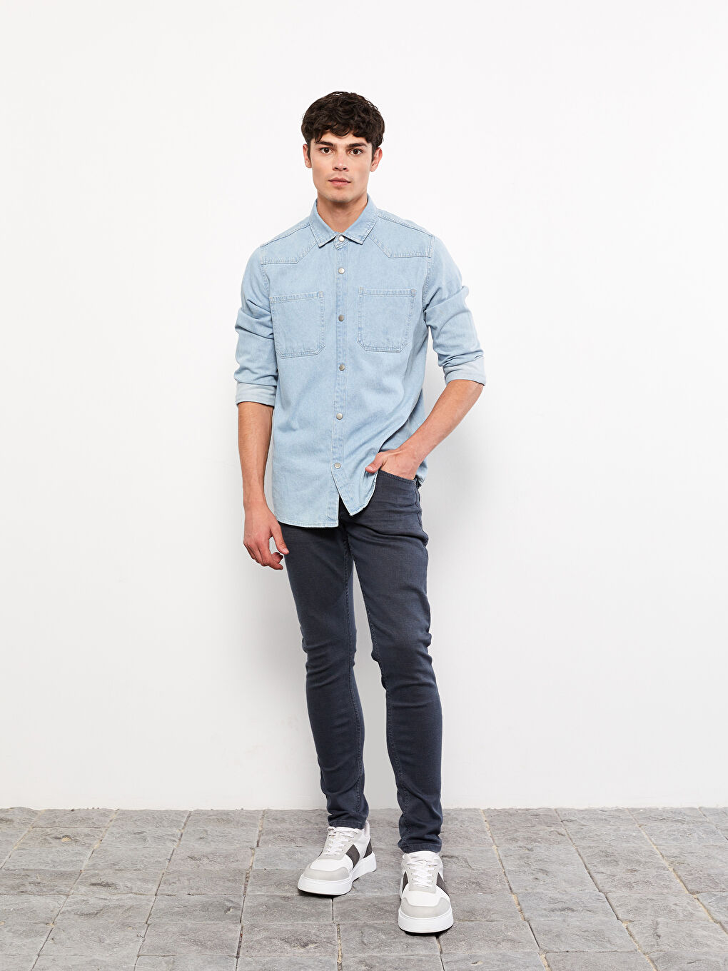 İndigo 760 Skinny Fit Erkek Jean Pantolon-1