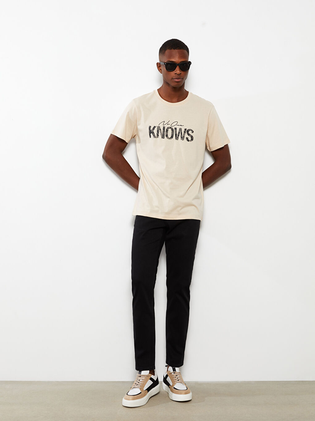 بنطلون جينز رجالي 750 سليم فيت-1