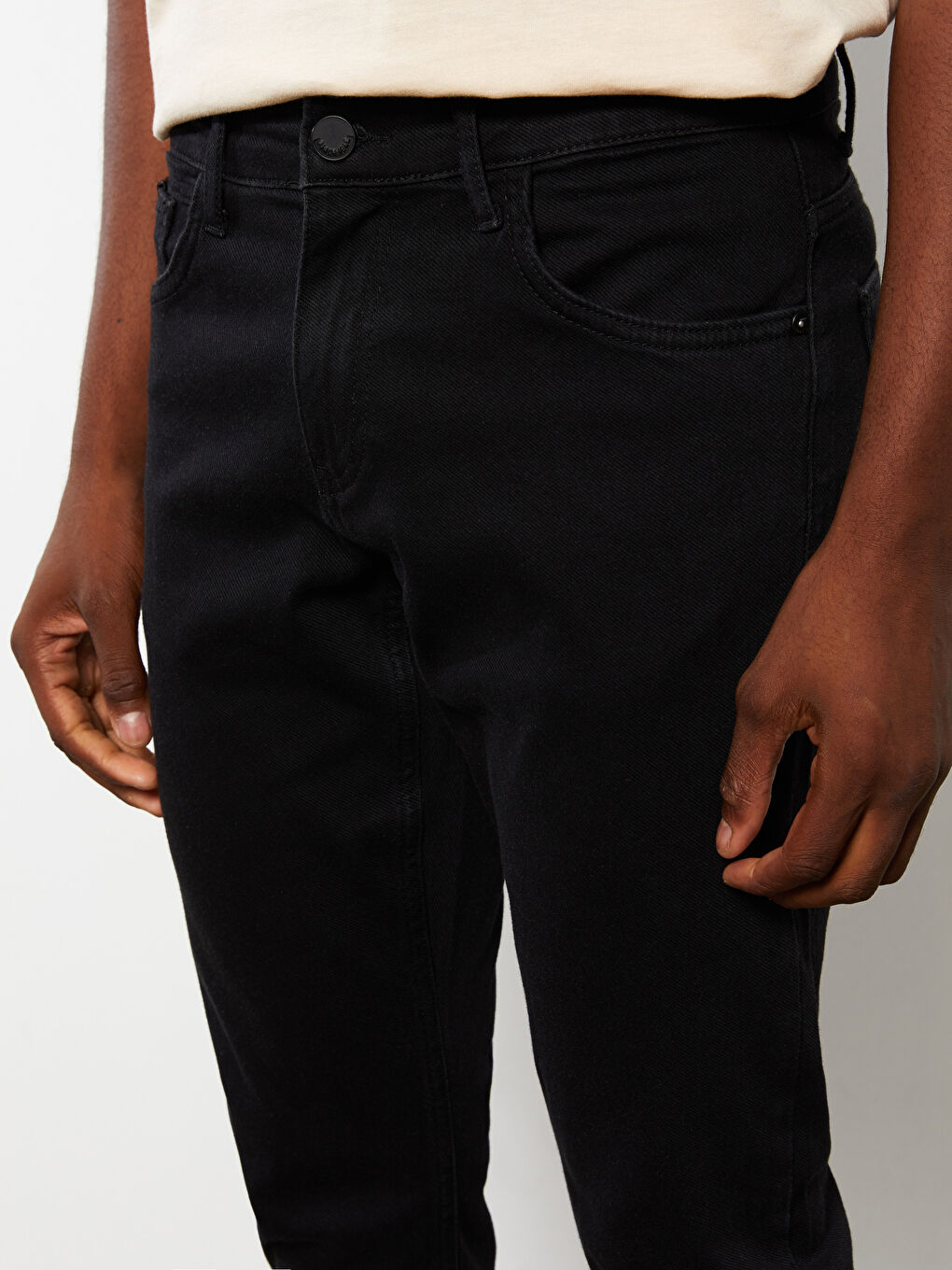 بنطلون جينز رجالي 750 سليم فيت-2