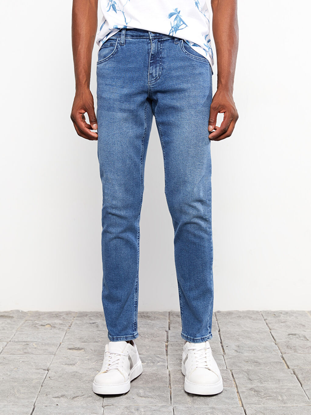 LCW Jeans Orta İndigo Rodeo 750 Slim Fit Erkek Jean Pantolon - 2