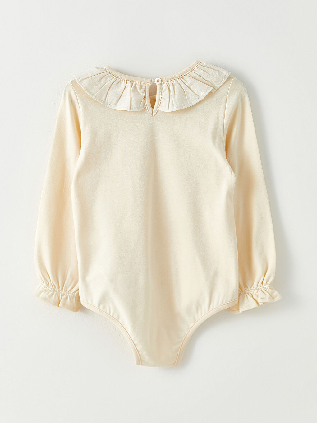 Body Bébé Fille Brodé Manches Longues Col Rond avec Entrejambe à Boutons-Pression-2