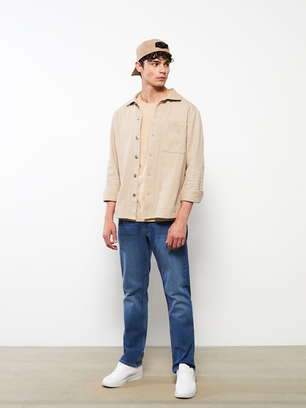 İndigo 790 Rahat Kalıp Erkek Jean Pantolon-1