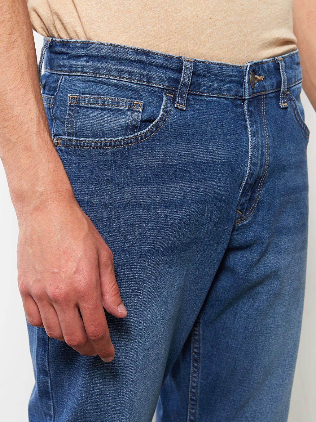 İndigo 790 Rahat Kalıp Erkek Jean Pantolon-2