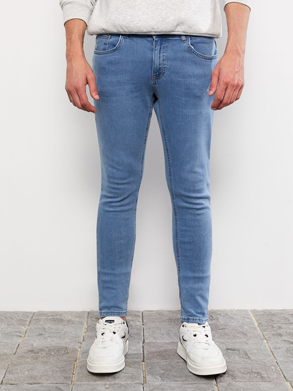 LCW Jeans Orta İndigo Rodeo 760 Skinny Fit Erkek Jean Pantolon - 3