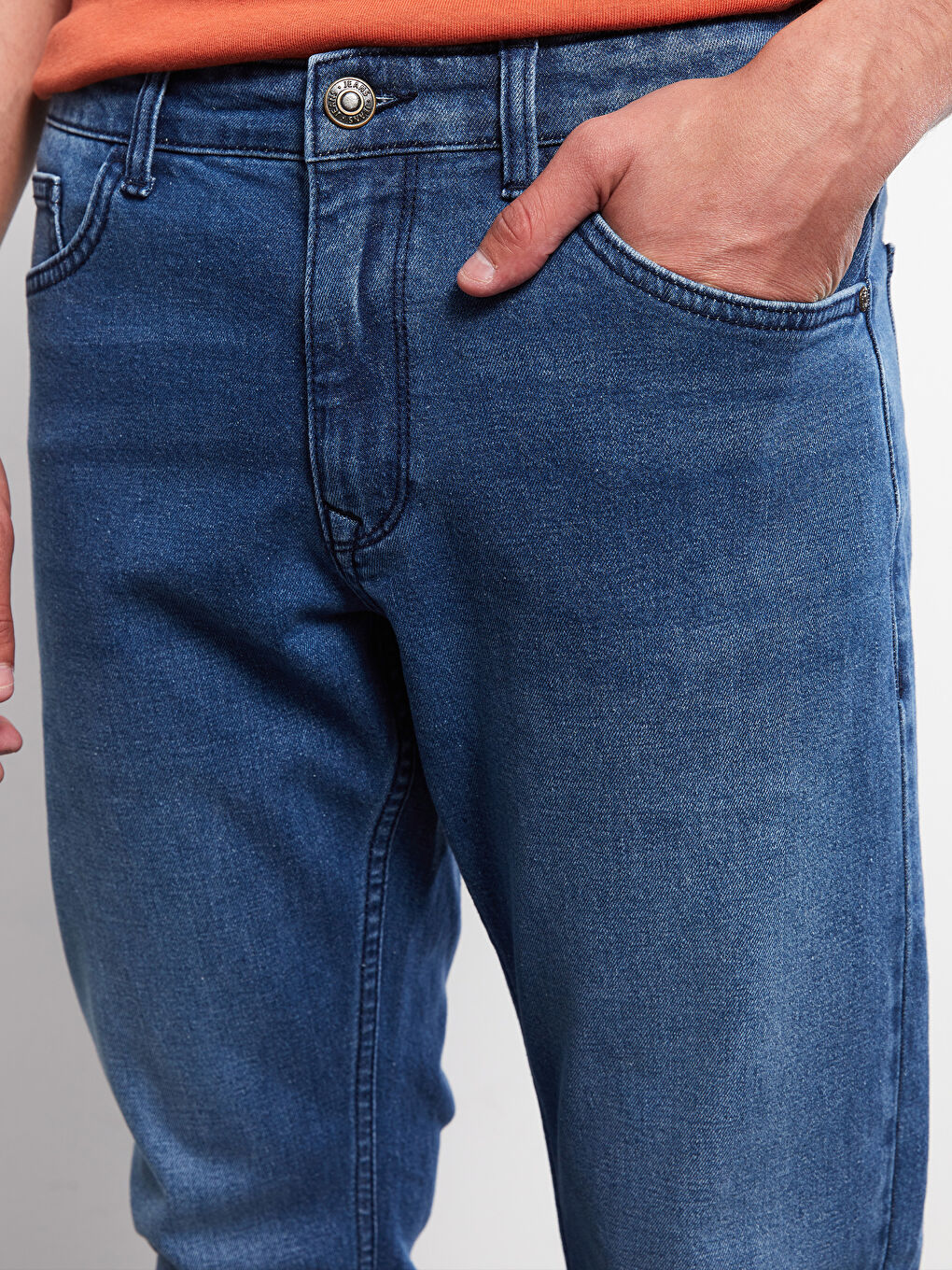 LCW Jeans Orta İndigo Rodeo 779 Regular Fit Erkek Jean Pantolon - 2