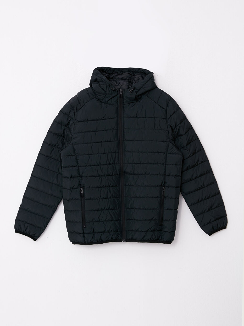 بالطو منتفخ بفتحة عادية بكابوش للرجال-6