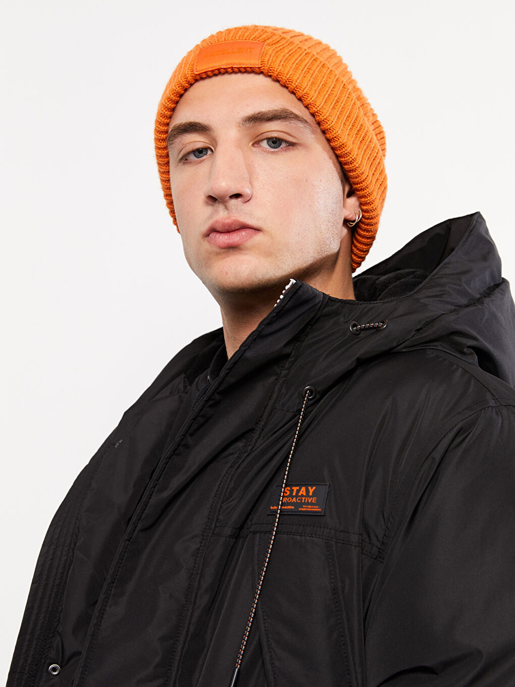 XSIDE Standard Fit Kapuzenmantel für Herren -W24062Z8-CVL