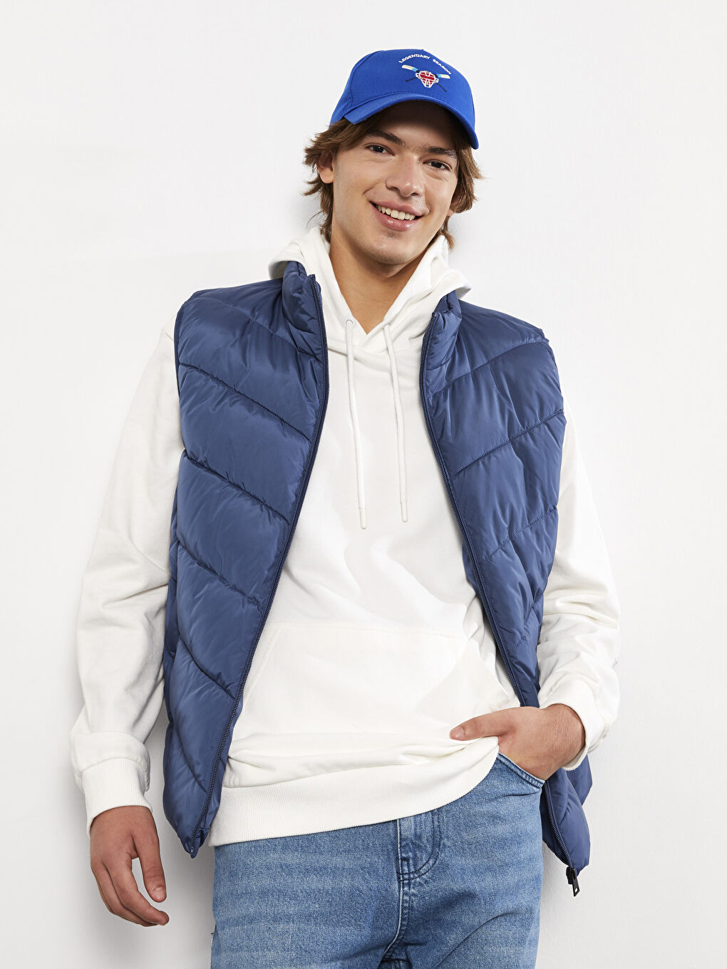 فيست ياقة قمع عادي للرجال-1