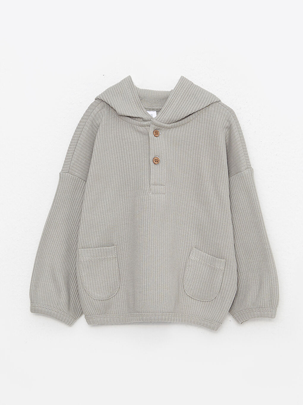 Hooded Long Sleeve Baby Girl Sweatshirt and Pants 2-Pack Set-1