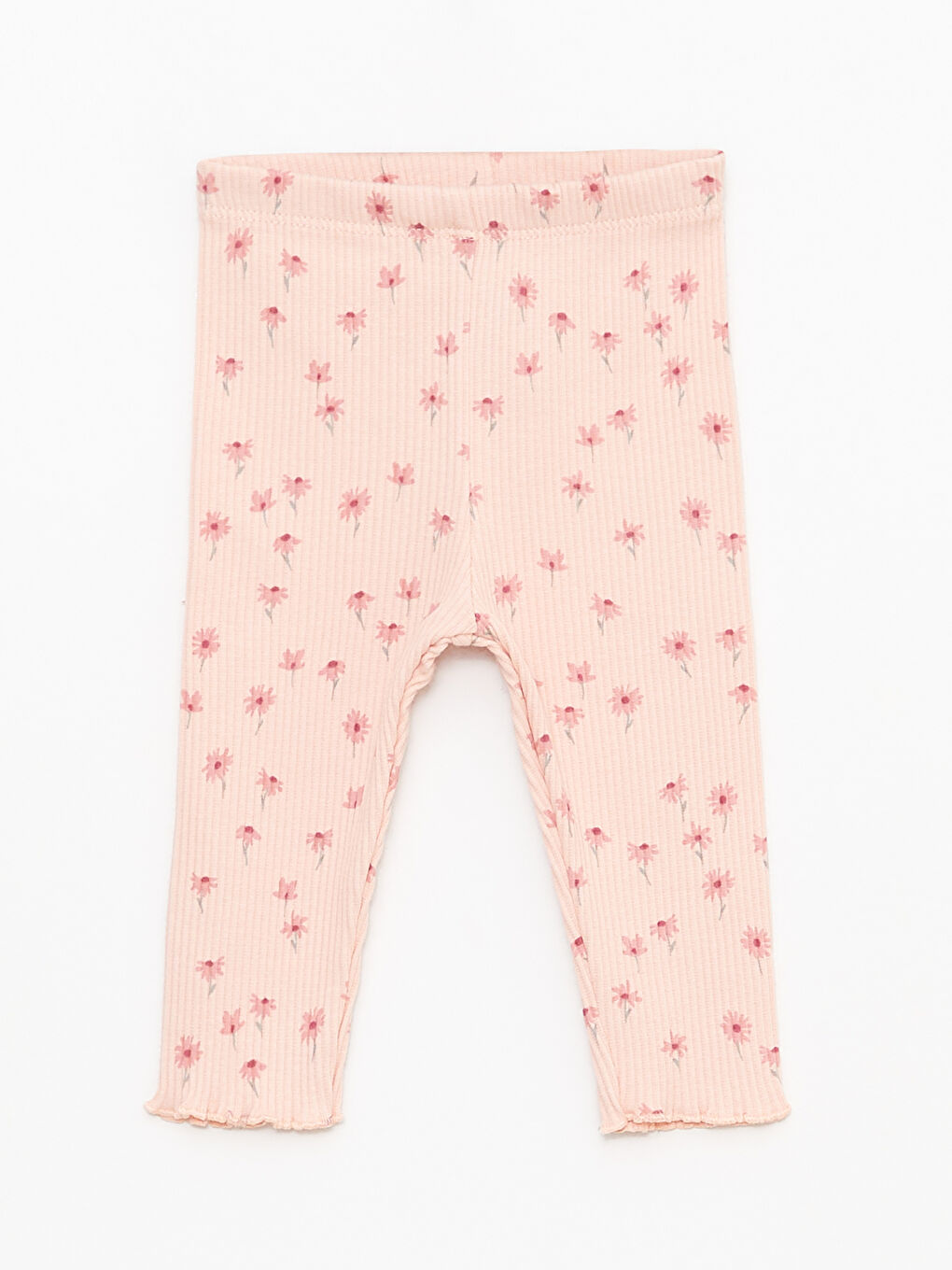 Kapüşonlu Uzun Kollu Baskılı Pamuklu Kız Bebek Hırka ve Tayt 2'li Takım-2