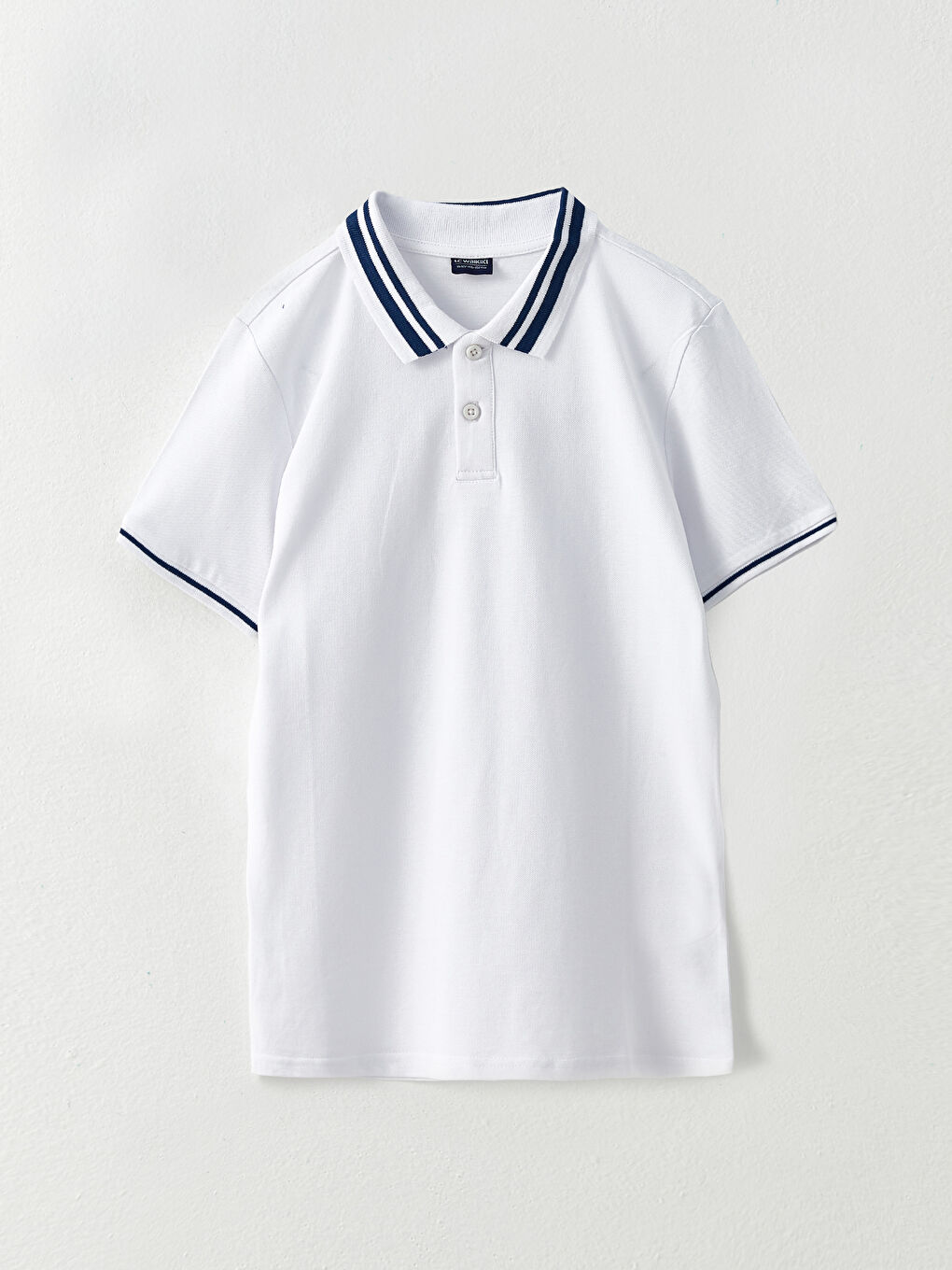 Polo Neck Basic Short Sleeve Boys' T-Shirt