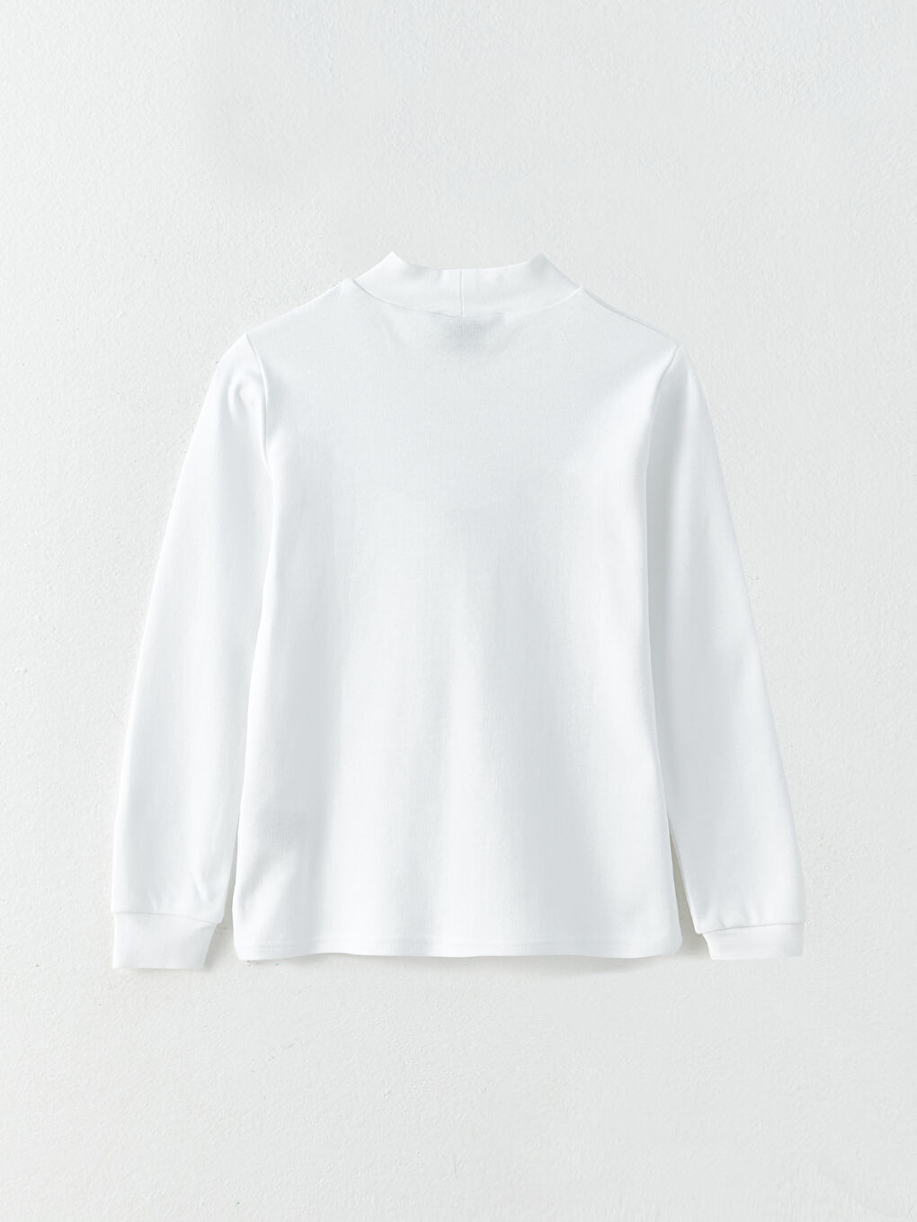 Half Turtleneck Basic Long Sleeve Cotton Boy T-shirt -W24114Z4-R9K