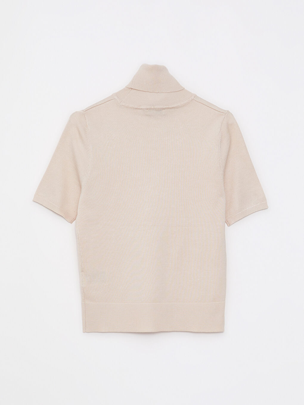 LCW Vision Turtleneck Regular Short Sleeve Women's Tricot Sweater -W24120Z8-FWS